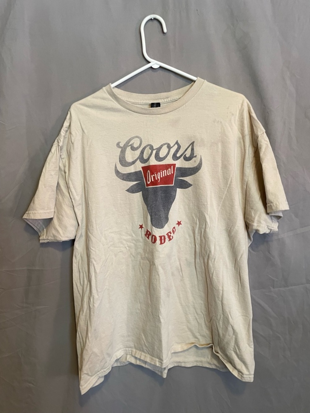 Original Rodeo Graphic Tee - Cream western coors bull stampede Calgary graphic